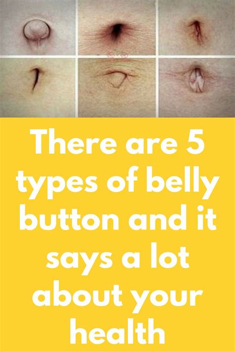 There Are 5 Types Of Belly Button And It Says A Lot About Your Health Bulged Belly Button Like