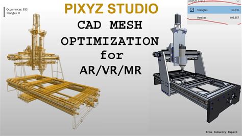 How To Reduce CAD File Size For AR VR MR Using PIXYZ STUDIO 2018