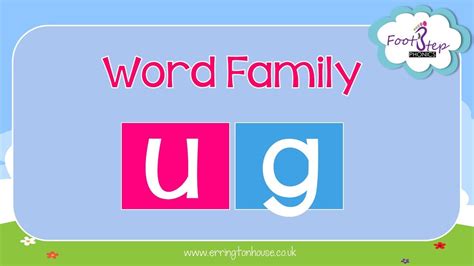 Wed, jul 28, 2021, 4:00pm edt FootStep Phonics - UG Word Family - YouTube