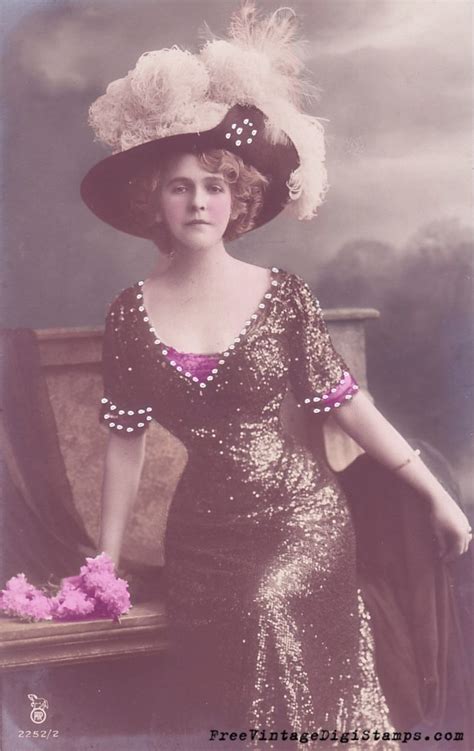 Free Vintage Digital Stamps Free Vintage Printable Lady With Hat