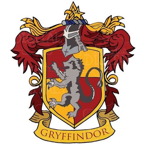 Harry Potter Gryffindor House Crest Clipart Gryffindor Clip Art Red