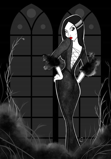 Download Addams Familien Sexet Morticia Wallpaper