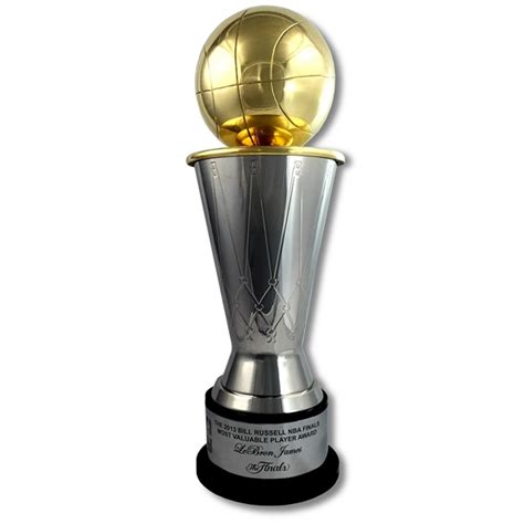 Eastern conference finals trophy presentation. Lot Detail - Lebron James 2013 Bill Russell NBA Finals MVP Award - Premium Full Size Replica Trophy