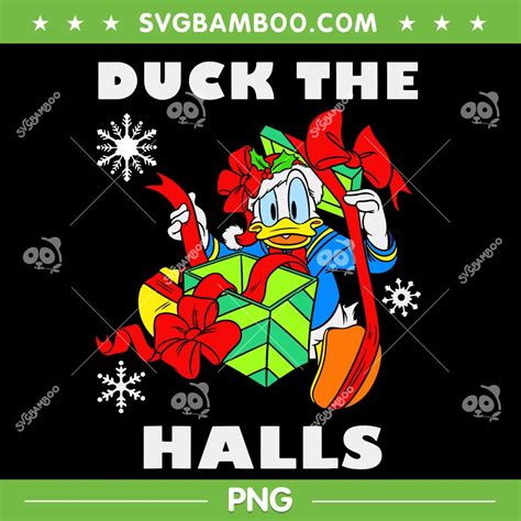 Christmas Donald Duck The Halls Png Disney Mickey