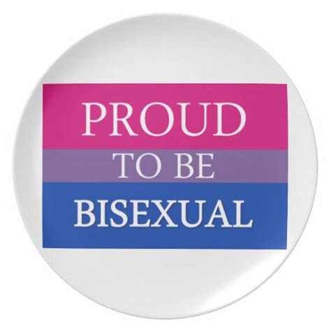 Proud To Be Bisexual Party Plates Zazzle