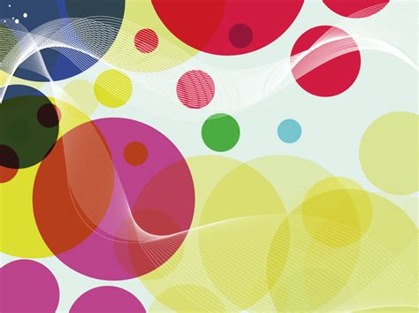 Colorful Circles Design Vector Art And Graphics