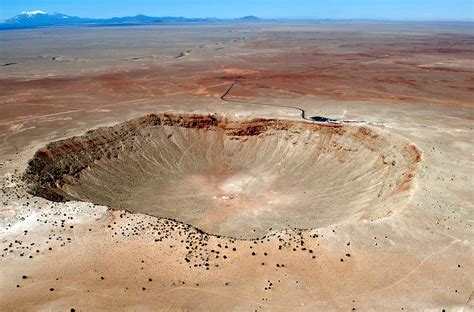 Meteor Crater Near Winslow Az Is A Window On Prehistoric Earth