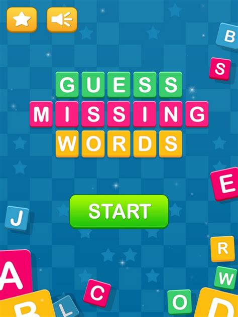 Word games are the best games for kids, students, adults who want to learn new words. Guess Missing Word + Best Android Word Trivia Puzzle Game ...