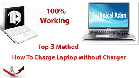 Your only option is to buy or borrow a charger. How to charge laptop without charger | Top 3 Methods ...
