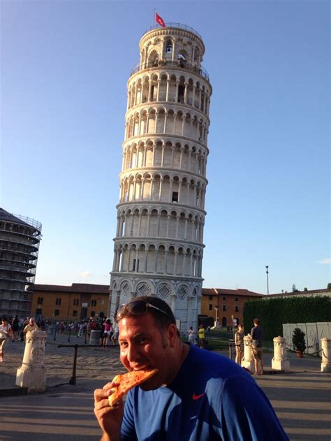Pizza In Piza Leaning Tower Of Pisa Leaning Tower Pisa