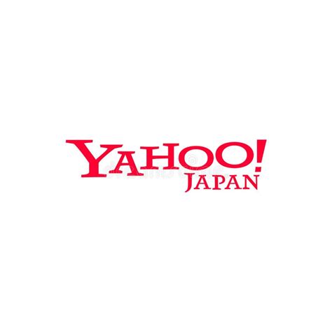 Yahoo Japan Logo Editorial Illustrative On White Background Editorial