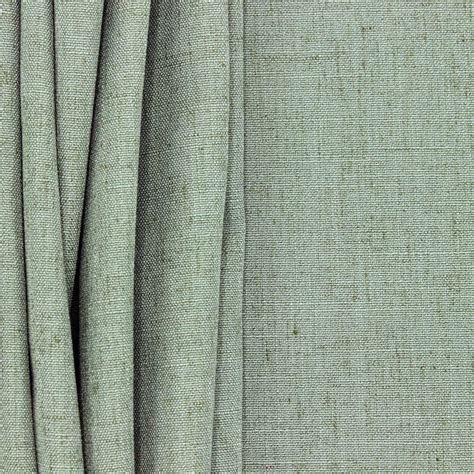 Tissu D Ameublement Polyester Et Lin Vert De Gris