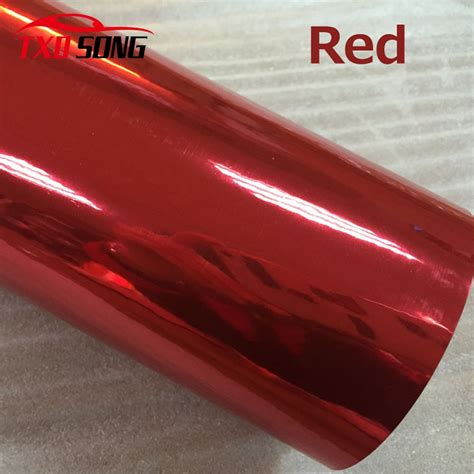 The Newest High Stretchable Waterproof Uv Protected Red Chrome Mirror