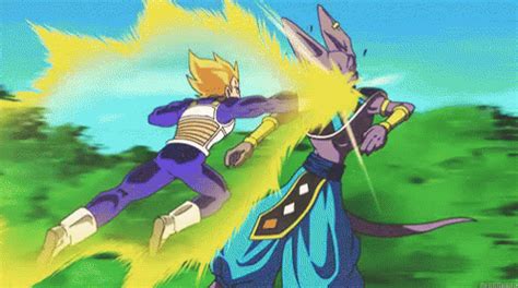 #dragon ball #dragon ball z #son goku #dragon ball gif #goku kaioken. Vegeta Goku Vs Beerus GIF - Vegeta GokuVsBeerus ...