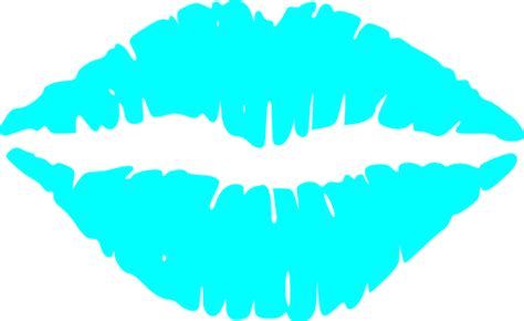 Blue Lips Clip Art At Vector Clip Art Online Royalty Free
