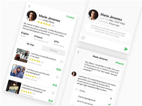 Fiverr Seller Profile And Conversation By Izik Rachman On Dribbble