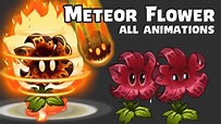 Meteor Flower All Animations | Plants vs Zombies 2 10.0.1 - YouTube