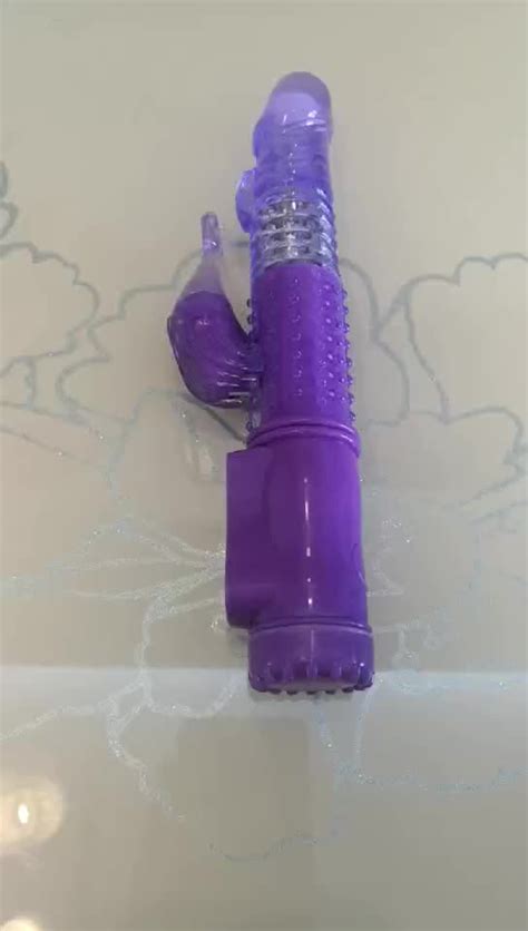 36 Speed Jelly Head Sex Toy Rotating Rabbit Dildo Vibrator For Women