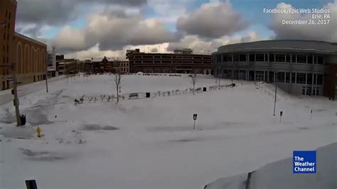 Erie Pa Shatters Snowfall Records The Weather Channel