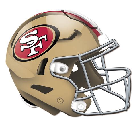 San Francisco 49ers Authentic Helmet Cutout 12 Sports Fanz