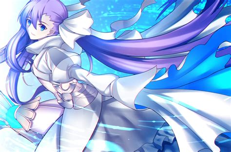 aqua eyes armor fate extra fate extra ccc fate grand order fate series long hair meltryllis