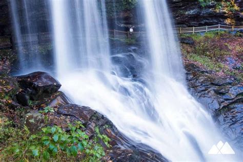 Dry Falls Near Highlands Nc Asheville Trails