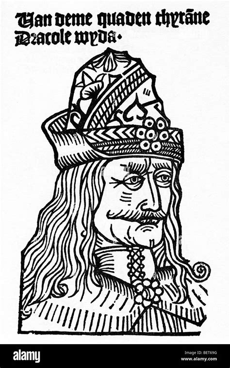 Vlad Dracula A Woodcut From The Earliest Surviving Work About The
