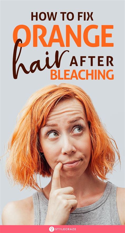 How To Fix Orange Hair After Bleaching 6 Quick Tips Toner For Orange Hair Bleaching Your