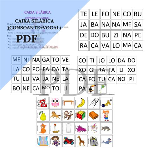 Bingo De Silabas Jogos Para Alfabetizar Alfabetizacao Caixa De Leitura