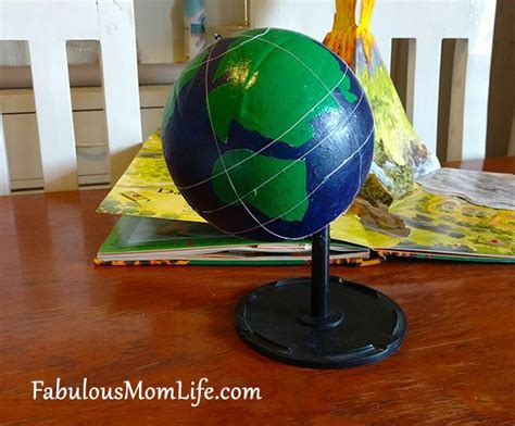 Diy 3d Globe Model For School Project Fabulous Mom Life In 2020