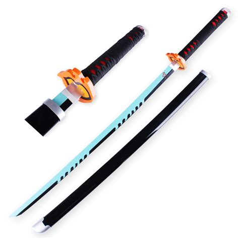 41 Inch Tanjiro Sword Demon Slayer Sword Wooden Katana Sword Prop