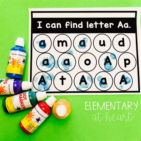 Alphabet Literacy Center Ideas Elementary At Heart