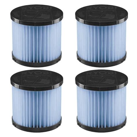 Ryobi Hepa Filter For Small Wet Dry Vacuums 4 Pack A32rf08 4 The