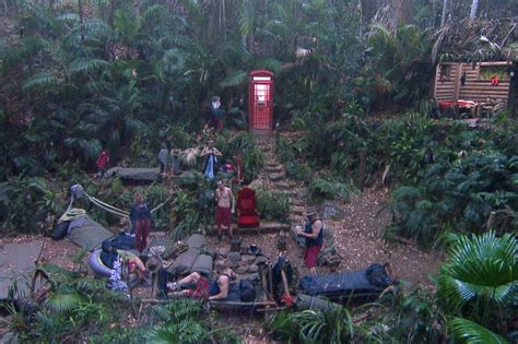 Itv Im A Celebritys Fake Set Uncovered Including Fake Waterfall And Paper Rocks Wales Online