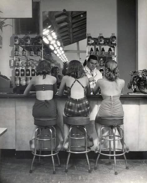 Girl Time Oh To Have Lived When Soda Fountains Were A Place To Dress