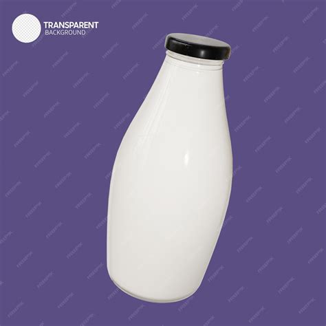 Premium Psd Milk Botle