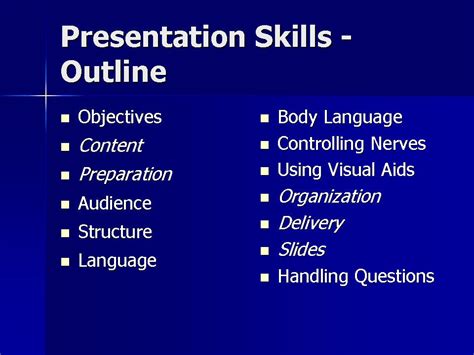 English teaching and teacher training for teachers: Presentation skills