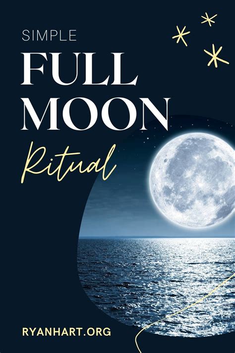 Simple Full Moon Ritual For Release Energy And Cleansing Ryan Hart