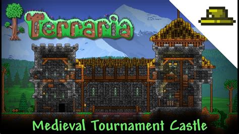 Terraria Medieval Tournament Castle Speed Build Youtube