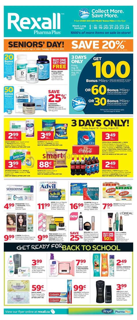 Rexall Pharmaplus On Flyer August 18 To 24