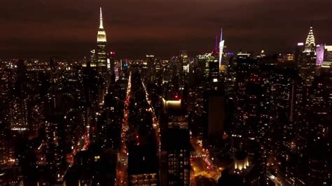 New York Groove Nyc Night Aerial Youtube