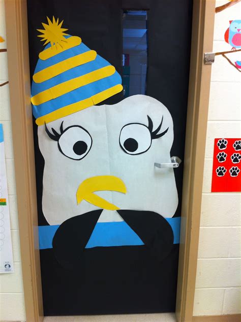 Penguin Winter Classroom Door Sunday School Decorations Penguin