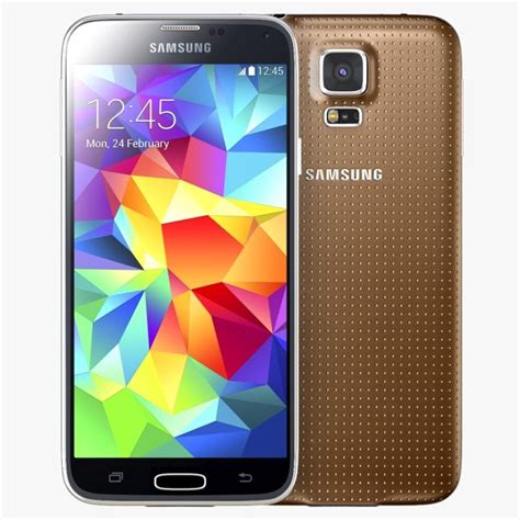 New Samsung Galaxy S5 Sm G900p Gold Sprint 16gb Android Smartphone