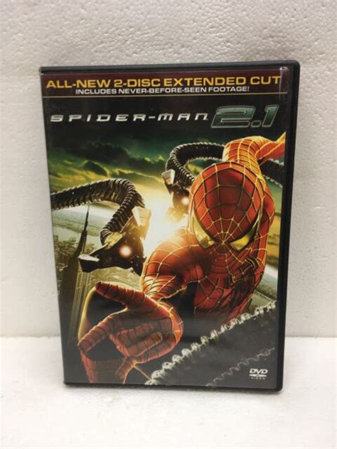 Spider Man 21 Dvd 2007 2 Disc Set Extended Cut Widescreen For