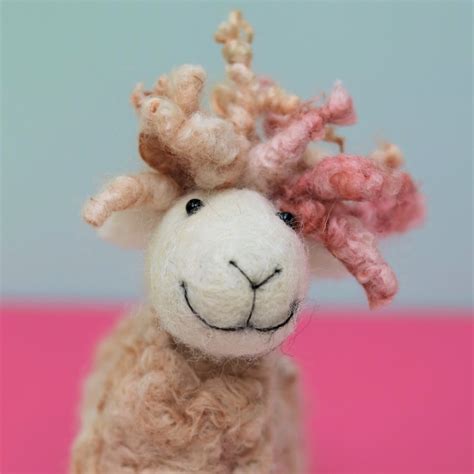 Handmade Needle Felted Sheep T ‘flossy Lincolnshire Fenn Crafts
