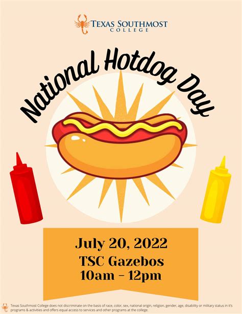 National Hotdog Day Texas Southmost College