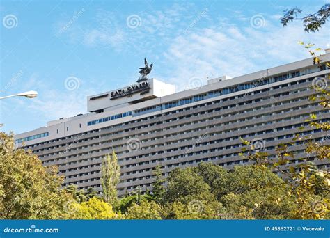 Facade Of Yalta Hotel Complex In Crimea Editorial Photo Image Of