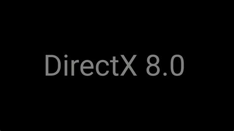 Directx 80 Download Youtube