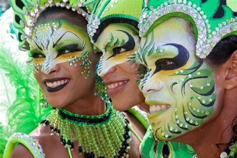 Dancers At Barranquilla Carnival Caribbean Carnival Costumes