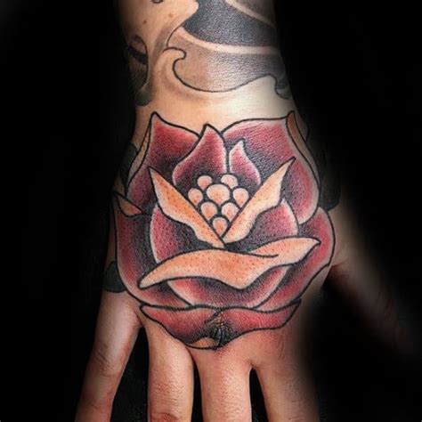 50 Traditional Rose Tattoo Designs For Men Flower Ink Ideas
